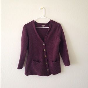 Dark Purple Cardigan
