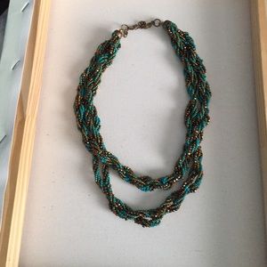 Turquoise and Bronze Necklace