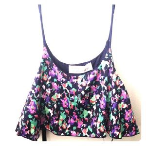 Vintage Havana Floral crop top, never worn