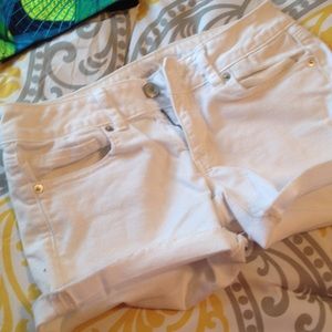 American Eagle White Shorts