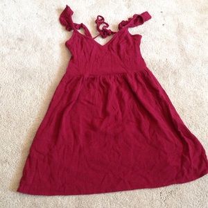 Maroon dress