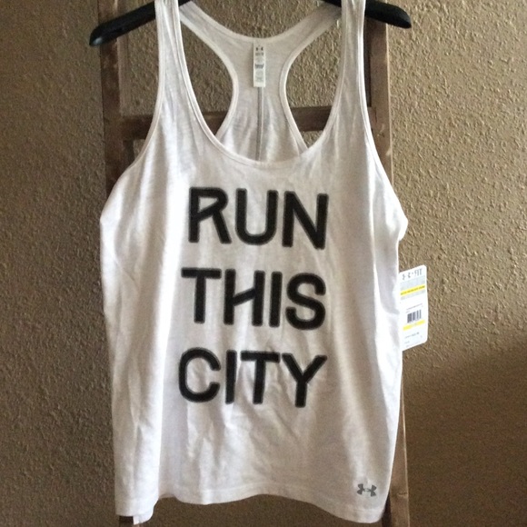 Under Armour Tops - NWT Under Armour Run This City Tank