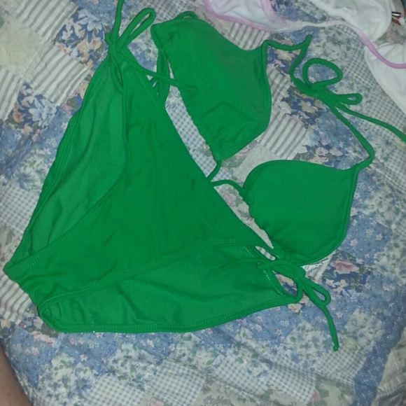 Green bikini