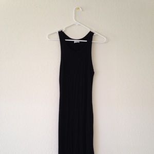 Black bodycon midi