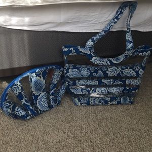 Vera Bradley Beach & Makeup Bag
