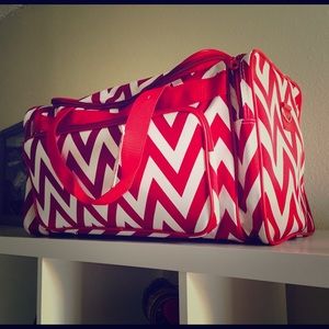 🚫🚫SOLD🚫🚫Chevron duffel bag