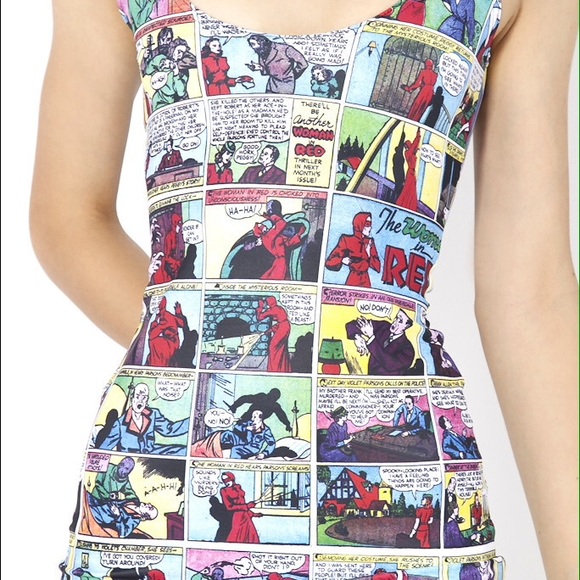 Black Milk Clothing Woman in Red Bodycon