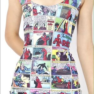 Black Milk Clothing Woman in Red Bodycon