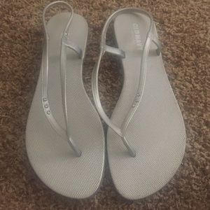 Old Navy silver sandals