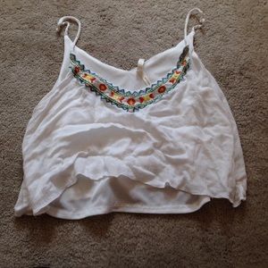 Cute flowier tank top