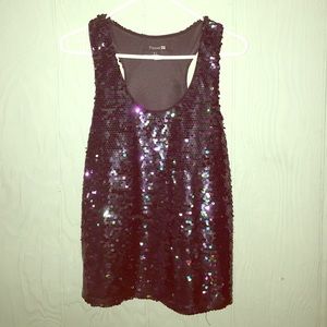 Tank with sequins from Forever21
