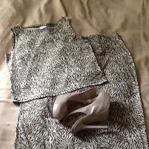 Zebra Print 2-Piece Set