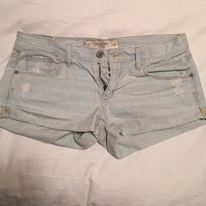 Abercrombie & Fitch pinstripe shorts