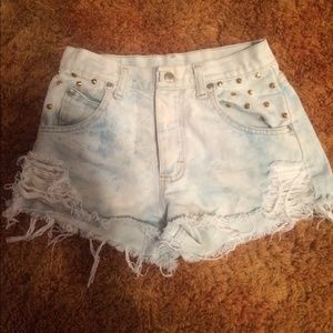 High waist shorts