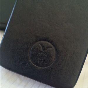 SOLD All Saints Spitalfields leather iPhone case