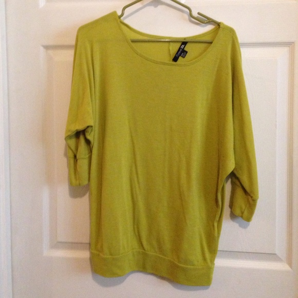 Lime green sweater