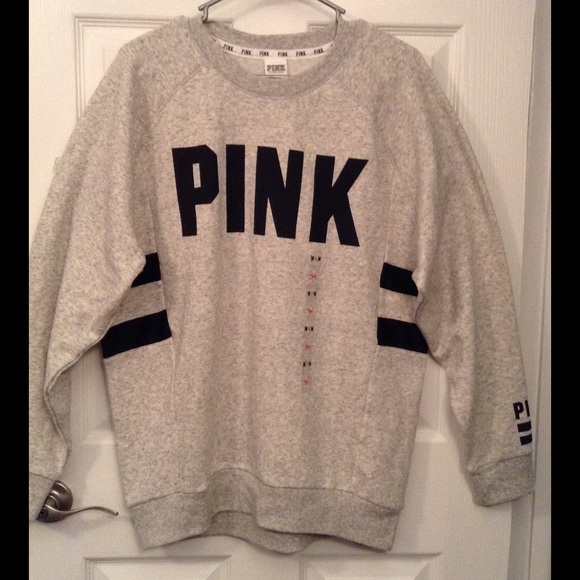 PINK Victoria's Secret Tops - VS PINK Marl Gym Crew Sweatshirt NWT Medium🎀💕
