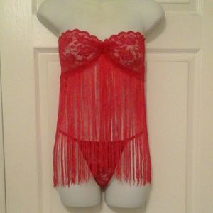 Sexy  Red 2pcs Lingerie NWOT