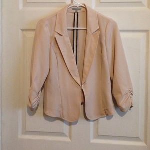 Blush pink blazer