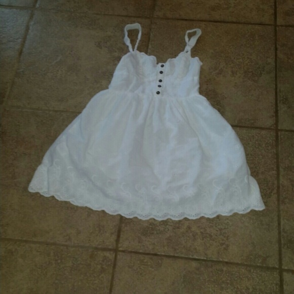 Forever 21 white cotton summer dress