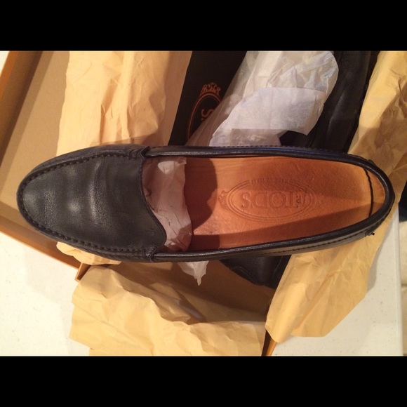 Tod's Shoes - Tod's Black Superkid Loafers Size 7.5