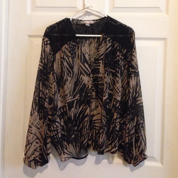 Sheer blouse