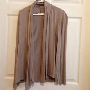 Light brown hanging sweater. Long sleeve.