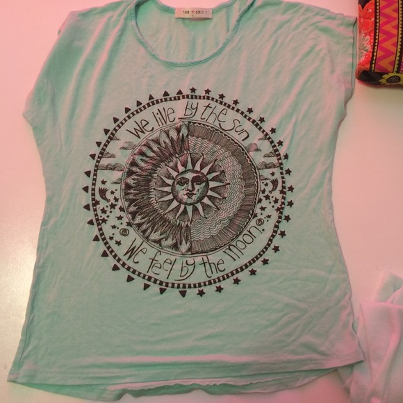 Mint crop top