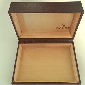 Leather and Wood Rolex box