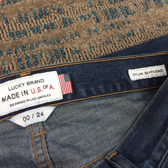 LUCKY BRAND DYLAN BOYFRIEND JEANS 00/24 NWT - Picture 4 of 4