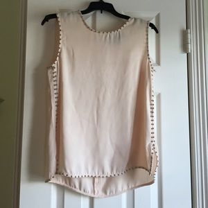 Blush studded top
