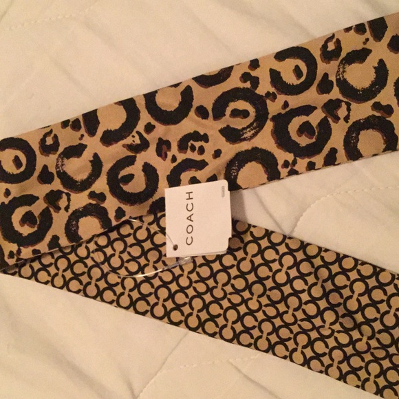 Coach scarf tie