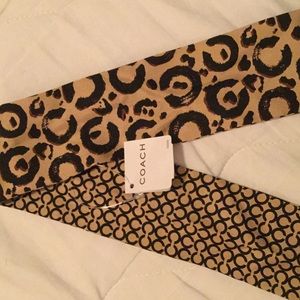 Coach scarf tie
