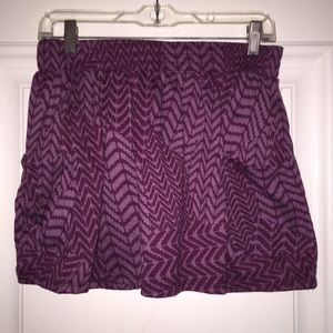 Purple mini skirt!
