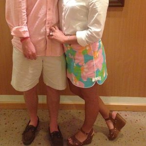 Lilly Pulitzer Mojo Skort in Shorely Blue