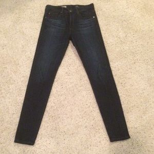 AG High-Rise Skinny Jeans