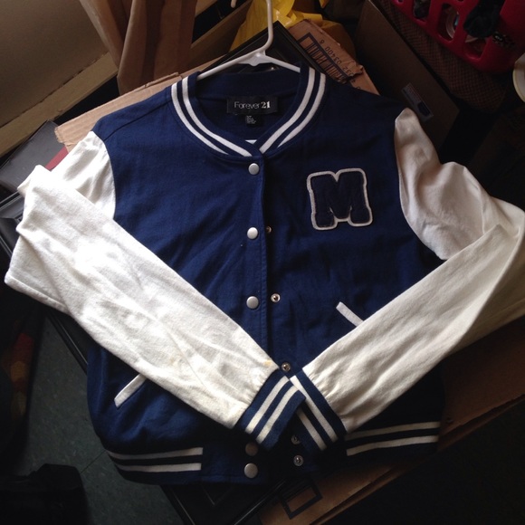 Classic Forever 21 Baseball Jacket - Picture 1 of 4
