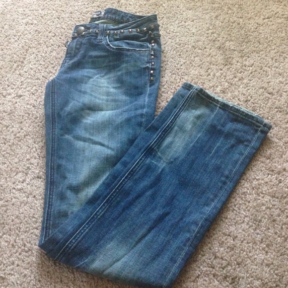 Rerock for Express Straight Wash Jeans