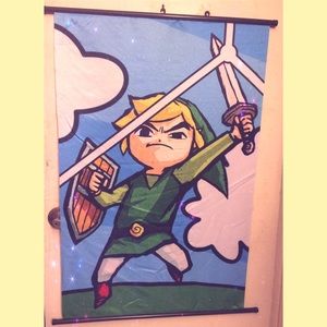 The Legend Of Zelda: Link hanging poster