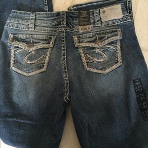 NWT silver jeans