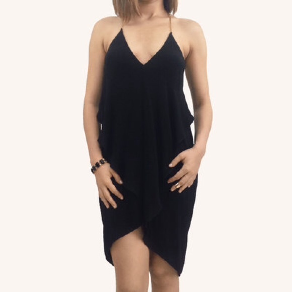Back Draped Dress