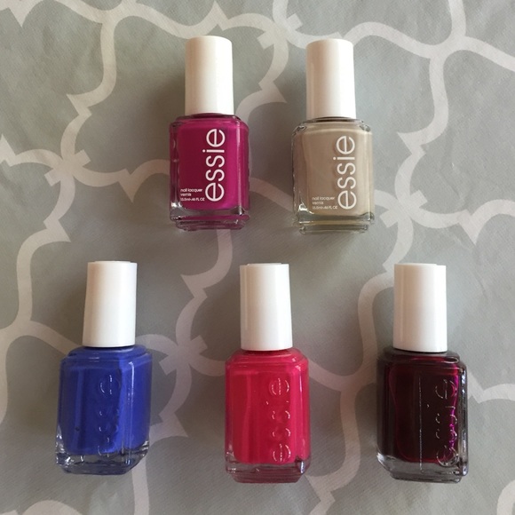 ***SOLD*** 5 Full Essie nail polishes- fun colors! - Picture 1 of 3