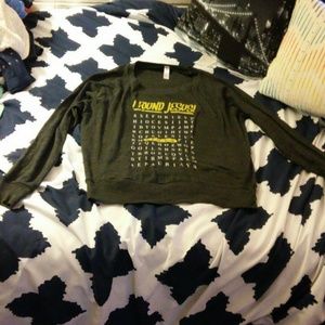 "I found Jesus" grey long sleeve shirt