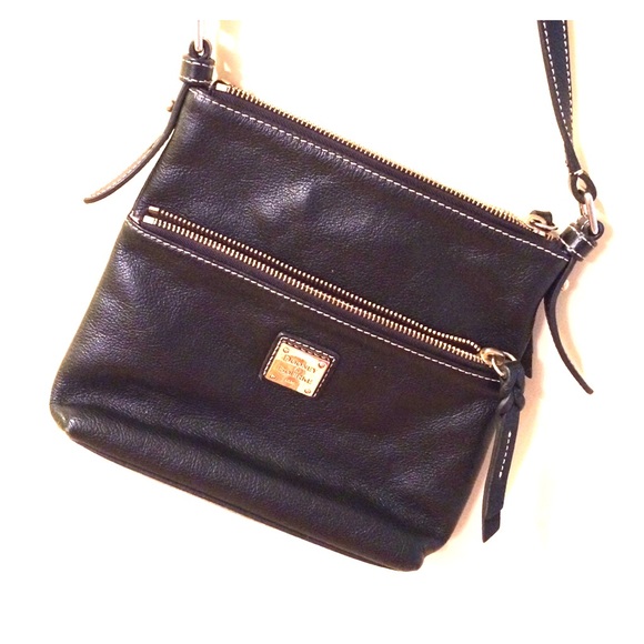 Dooney & Burke black leather crossbody