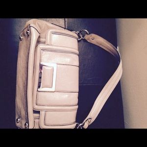 Grey Banana Republic shoulder bag