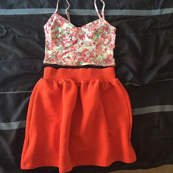 Floral crop top