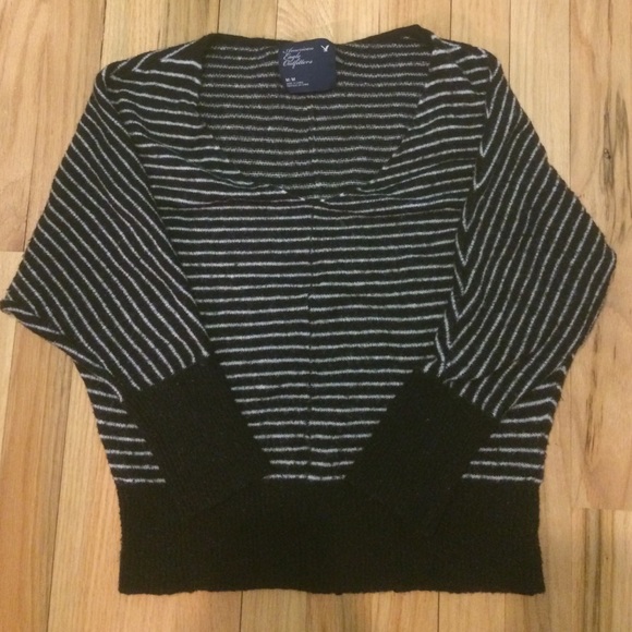 Black and white sweater