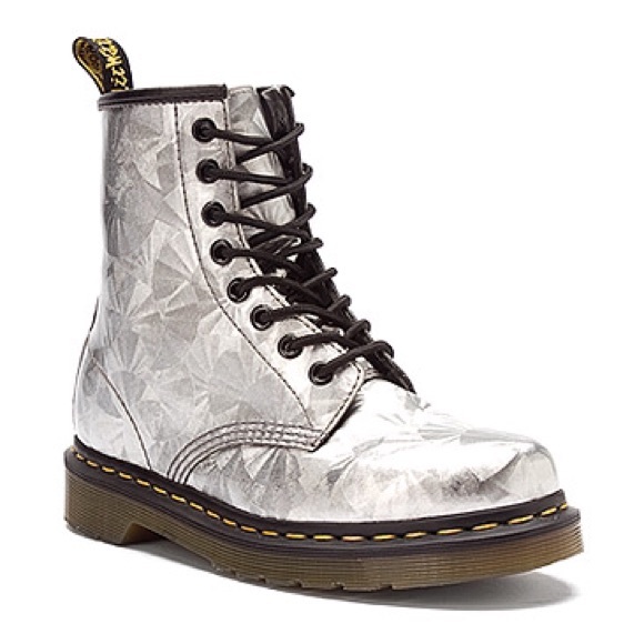 Dr Martens 1460 "Silver Jewel" boots.