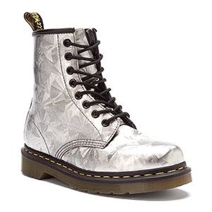 Dr Martens 1460 "Silver Jewel" boots.