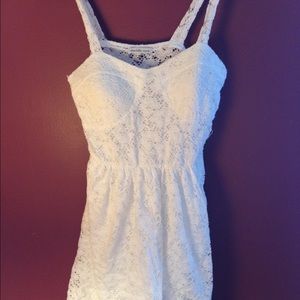 White lace sundress